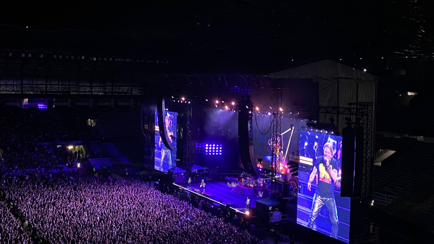 Concierto de Guns N’ Roses en Vigo.