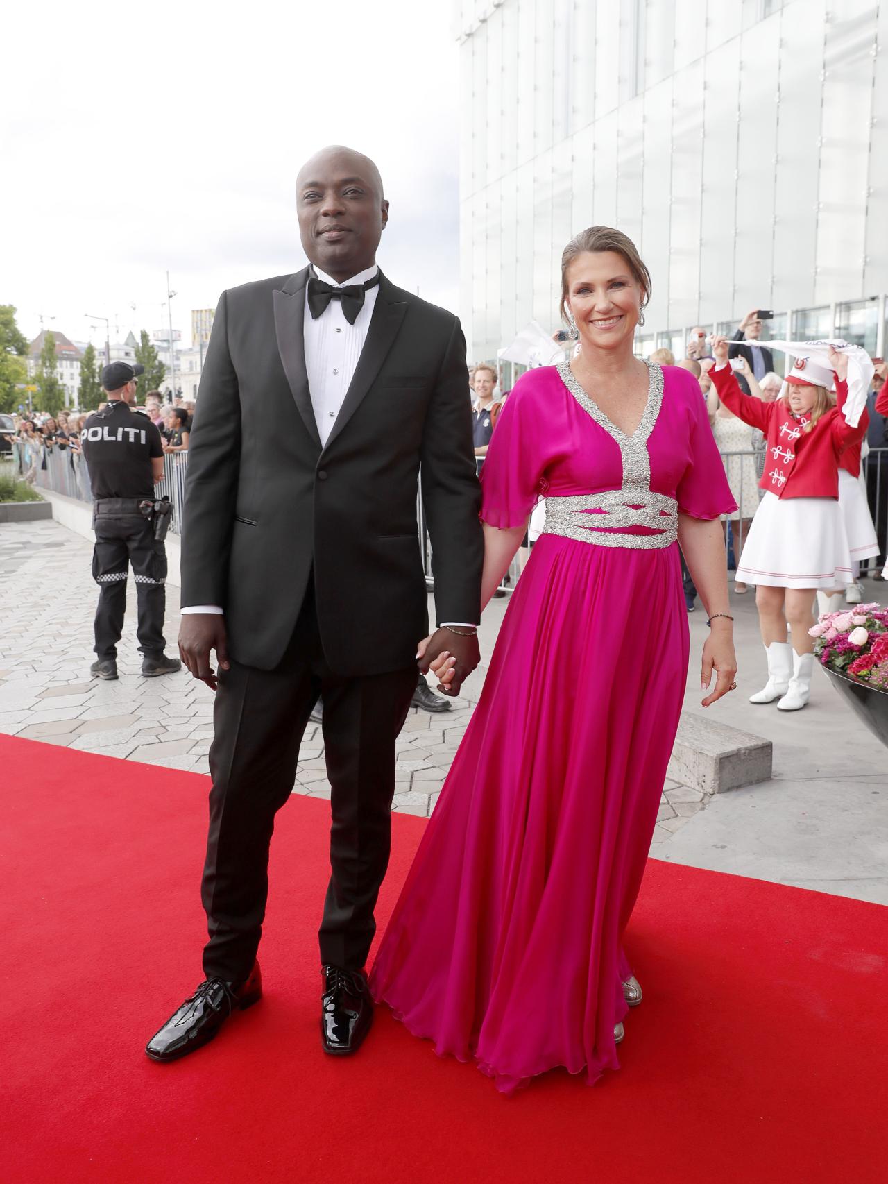 La princesa Marta Luisa de Noruega y el chamán estadounidense Durek Verret.