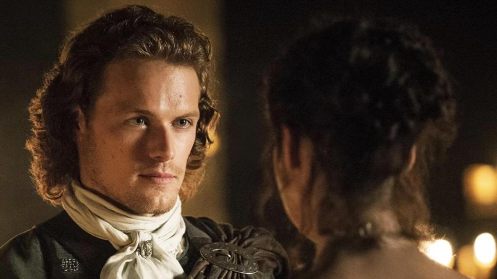 Jamie en una escena de 'Outlander'.
