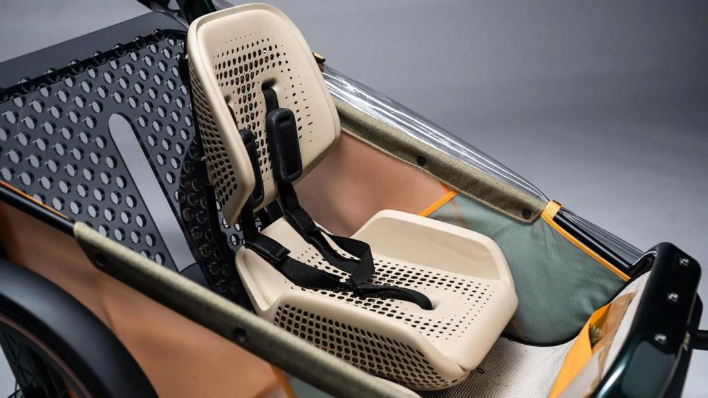 Asiento del remolque trasero.