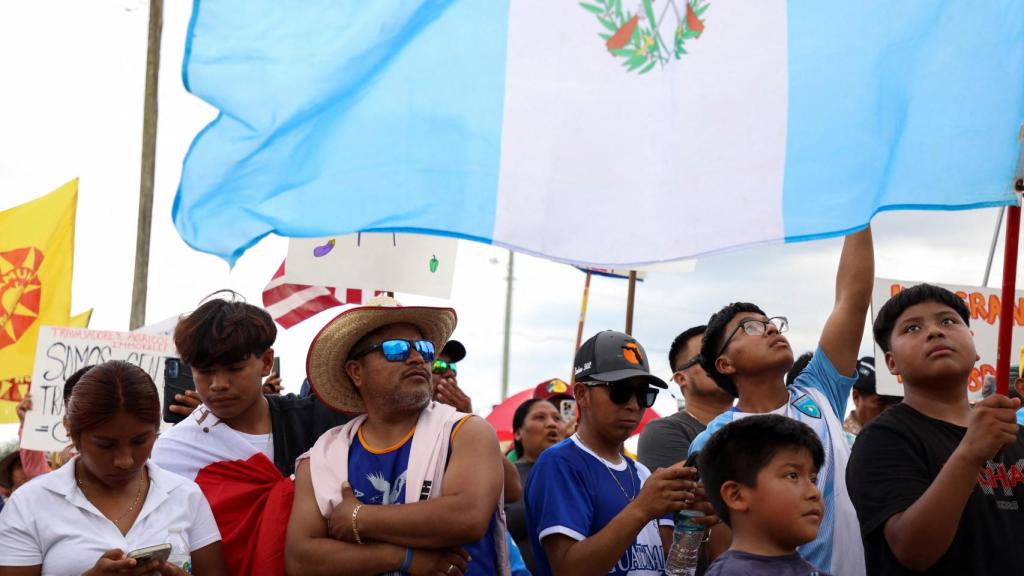 Protesta contra el proyecto de ley SB 1718 en Immokalee (Florida), el pasado 1 de junio.
