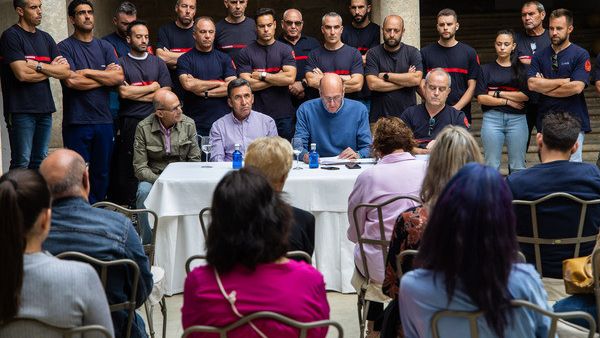 Comparecencia pública de los bomberos voluntarios de Ciudad Rodrigo