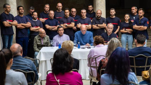 Comparecencia pública de los bomberos voluntarios de Ciudad Rodrigo