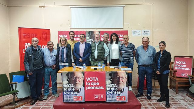 Candidatura del PSOE en Lumbrales, en el centro Manuel Santos