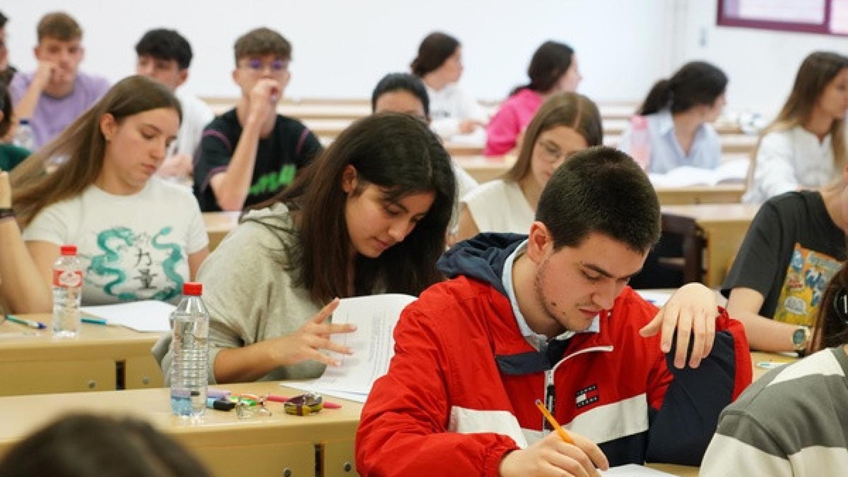 Alumnos en la Universidad de Valladolid