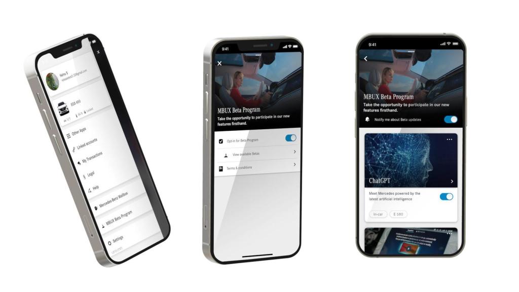 ChatGPT en coches Mercedes se activa usando la app oficial del fabricante