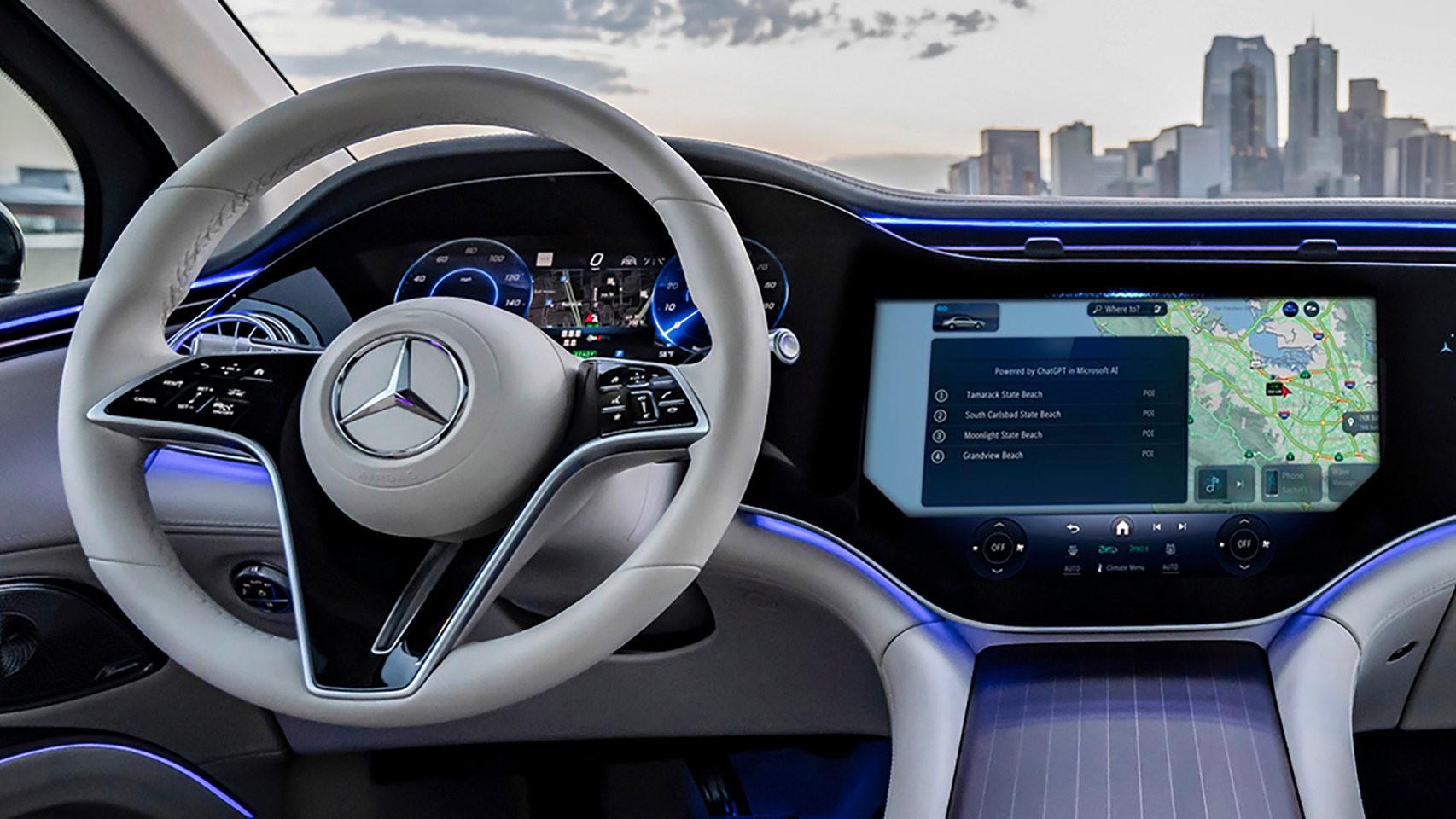 Mercedes-Benz ofrecerá acceso a ChatGPT usando sólo la voz