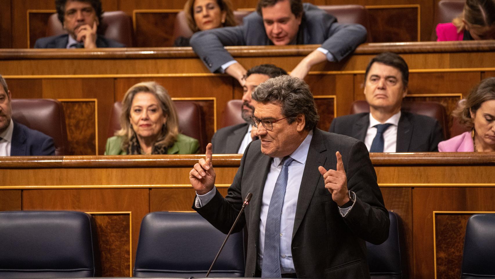 José Luis Escrivá, en el Congreso.