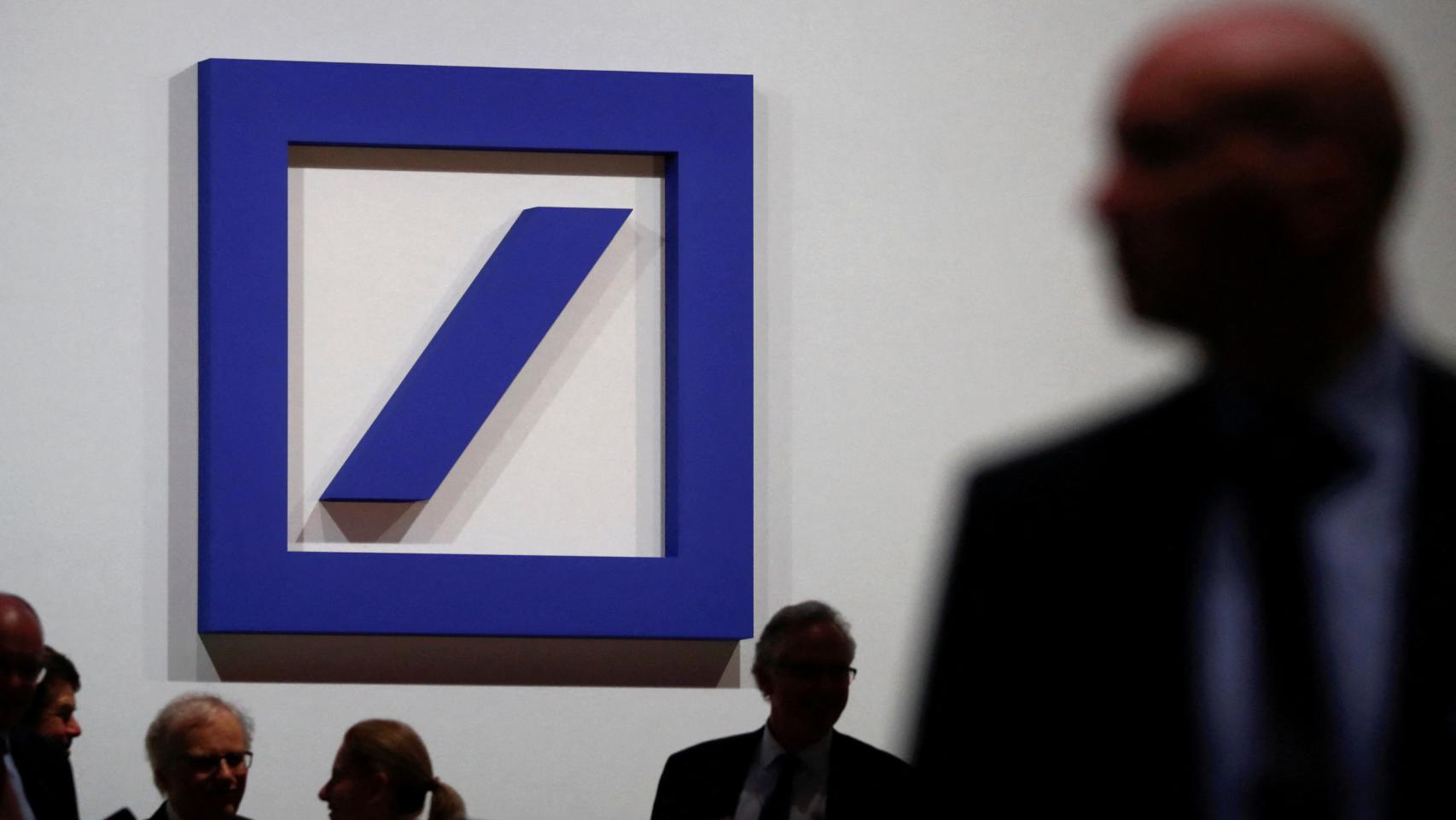 El logo de Deutsche Bank.