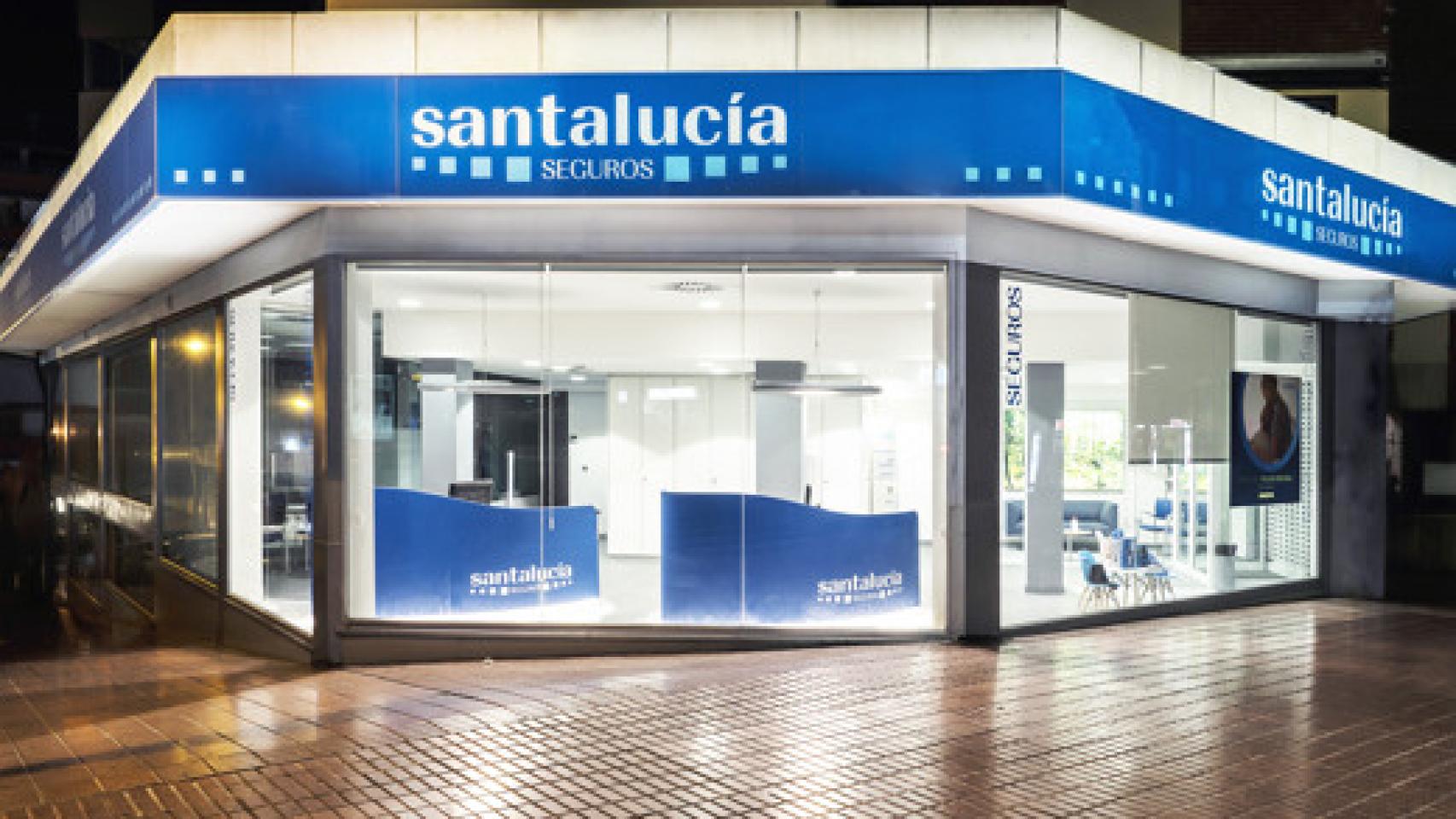Una oficina de Santalucía en Madrid.