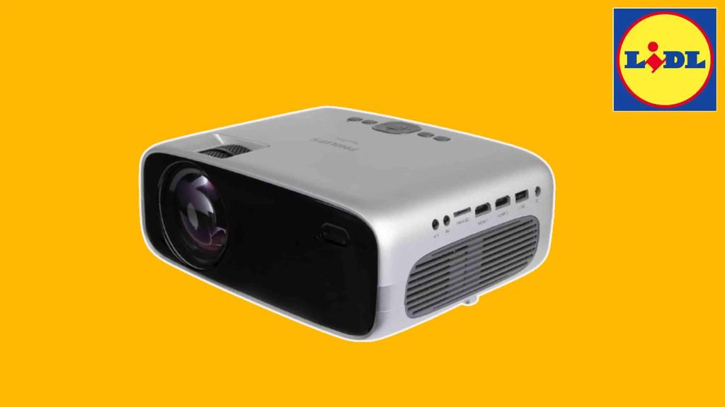 El proyector Philips que vende Lidl.
