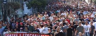 Huelga del sector del metal de Pontevedra a 15 de junio de 2023.