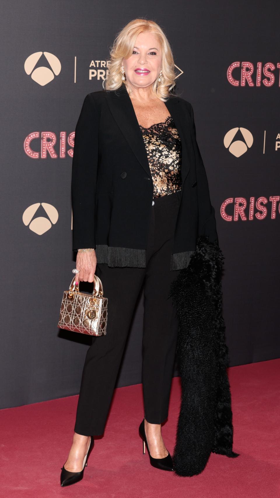 Bárbara Rey en un evento público en enero de 2023, en Madrid.