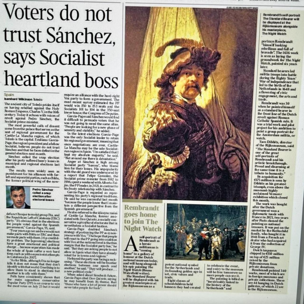Información en The Times