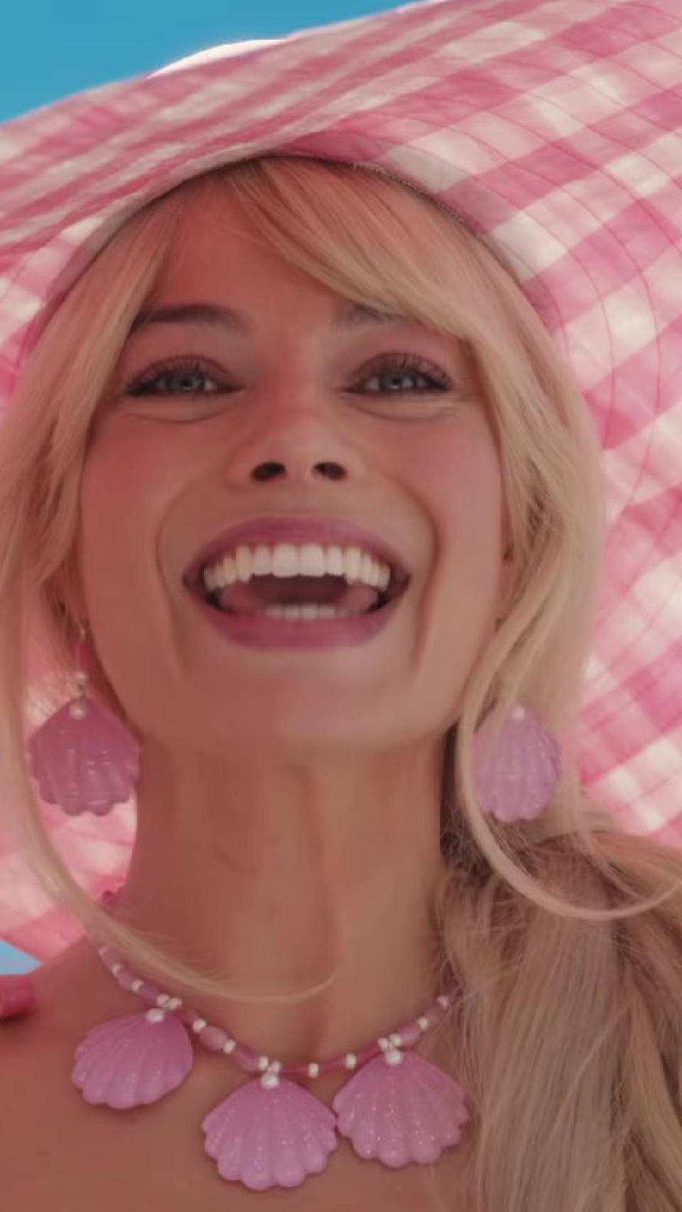 Margot Robbie en la película de Barbie