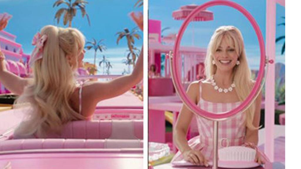 Margot Robbie en la película de Barbie