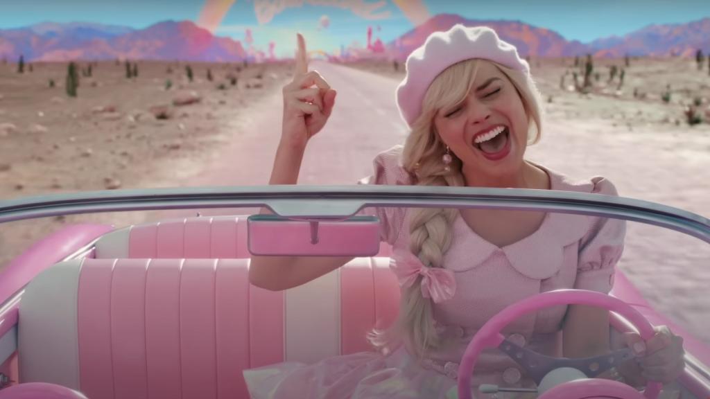 Margot Robbie en la película de Barbie