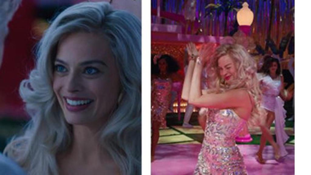 Margot Robbie en la película de Barbie