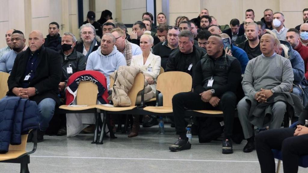 Imágenes del juicio a los Hell Angels de Mallorca en la Audiencia Nacional.