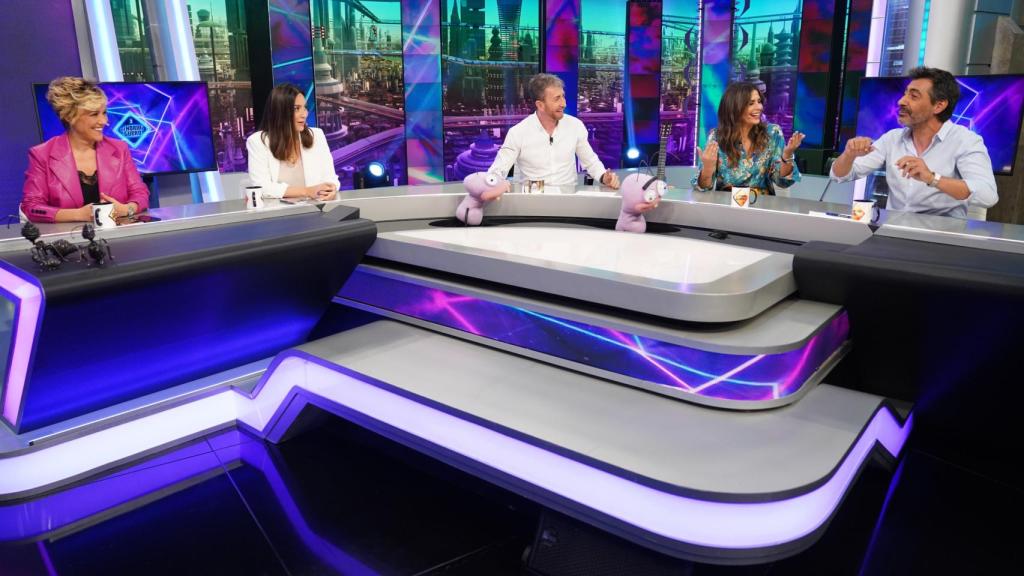 Patricia Pardo con sus compañeros de 'El Hormiguero'.
