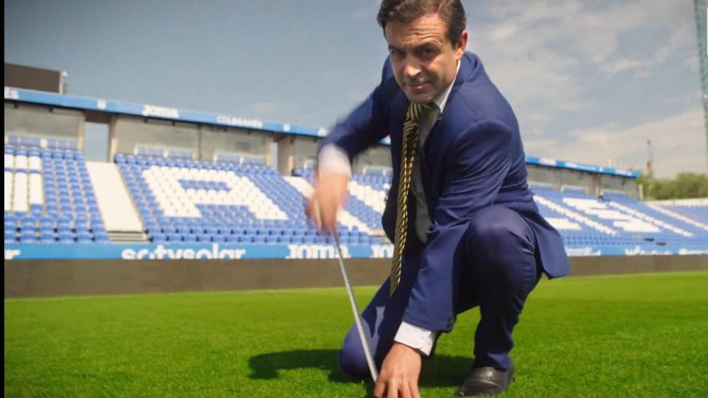 Un momento del spot de la campaña de socios del Leganés.