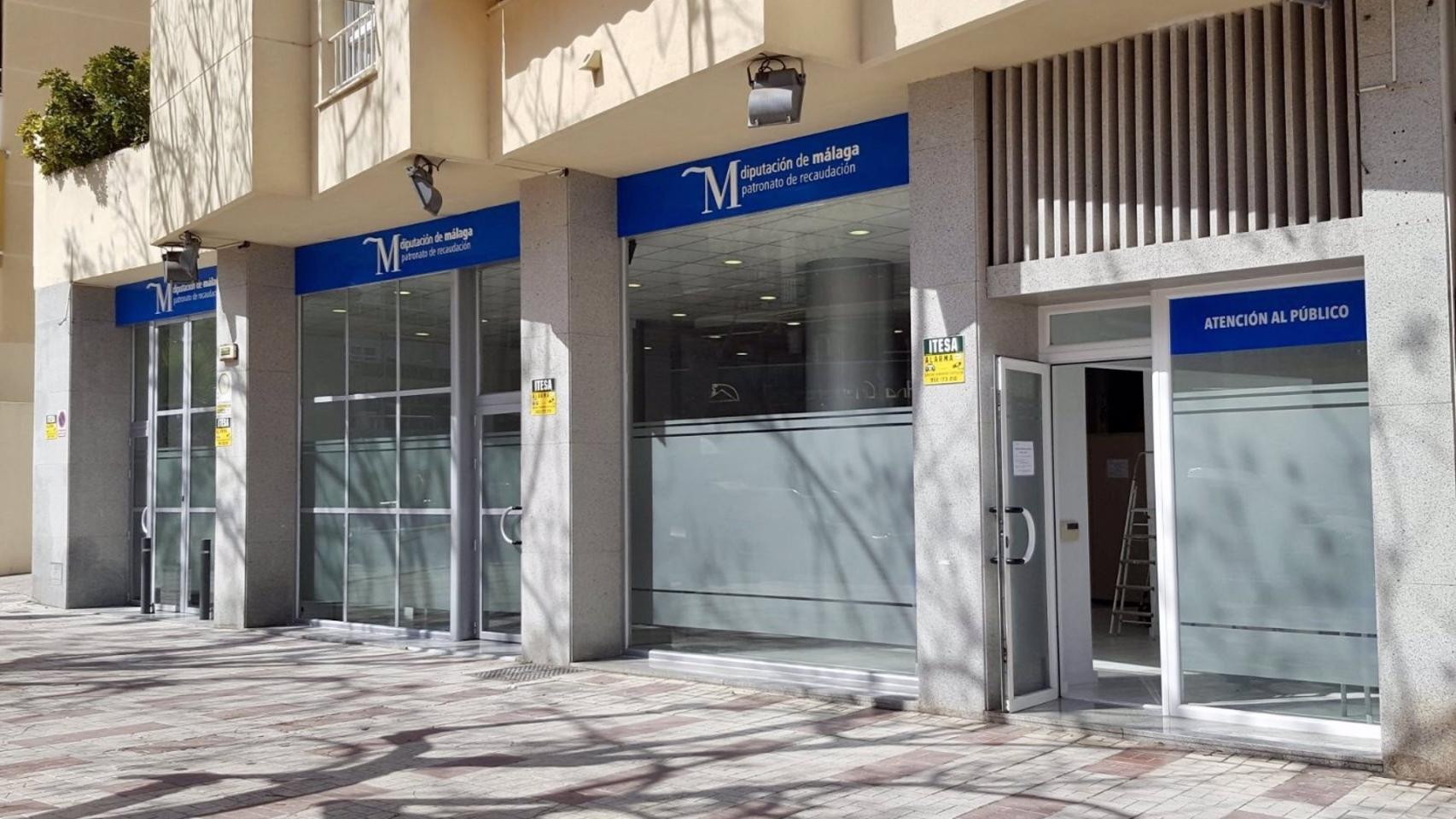 Oficina del Patronato de Recaudación Provincial de Málaga.