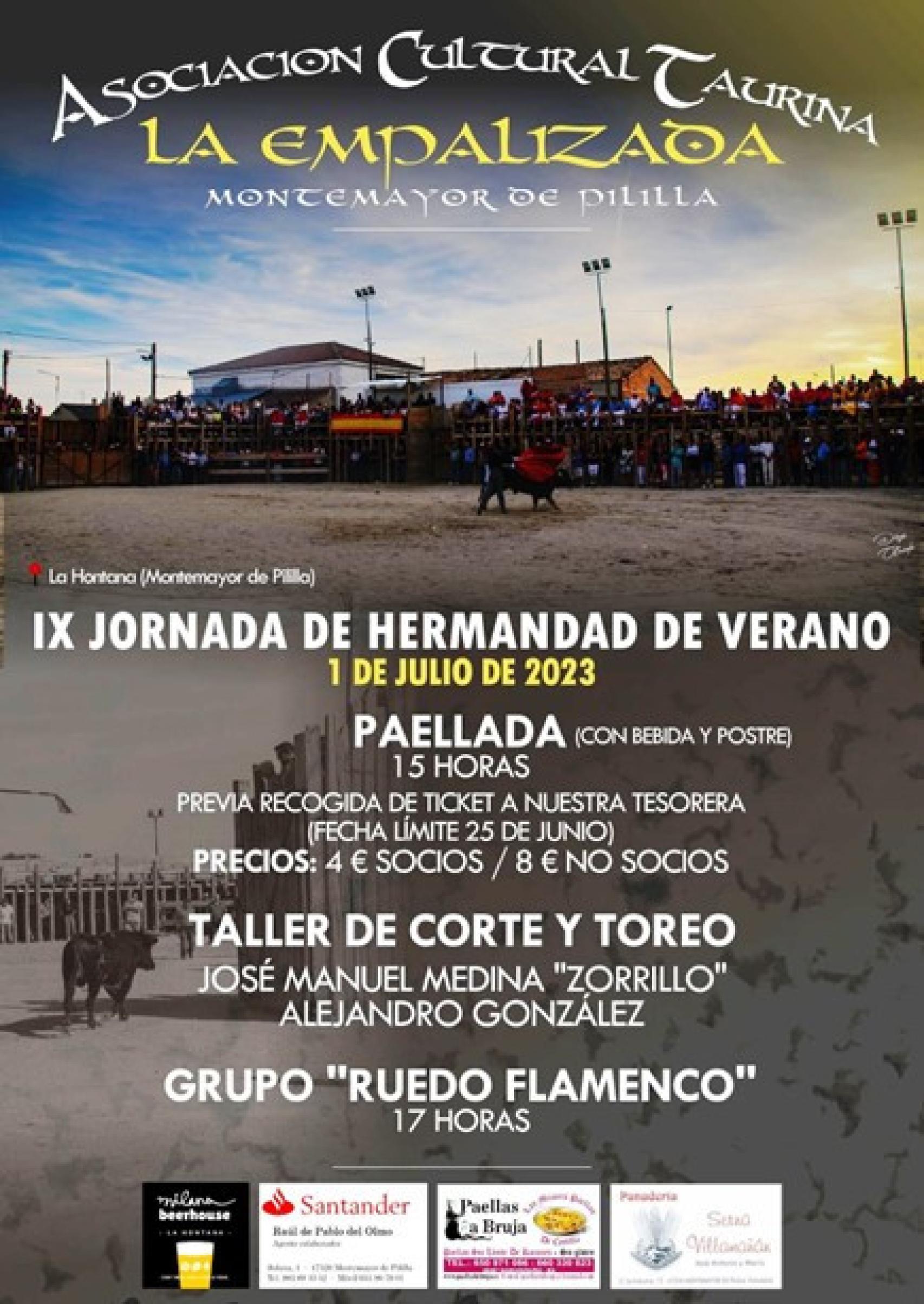 Cartel de la paellada de La Empalizada