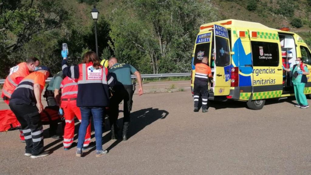 Rescate en la Cueva de Valporquero