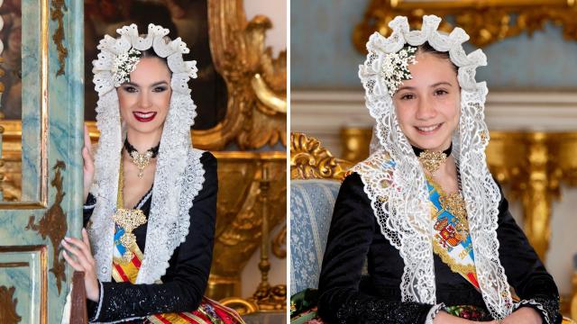 Las Belleas del Foc adulta e infantil, Belén Mora e Inés Llavador.