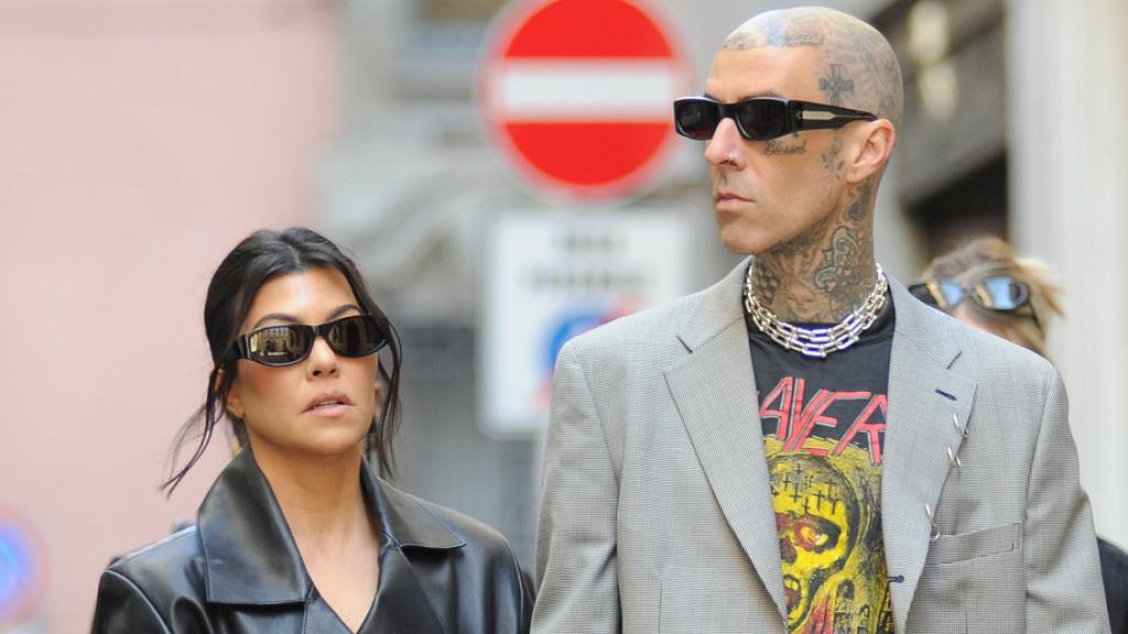 Kourtney Kardashian y Travis Barker, en una imagen de archivo.