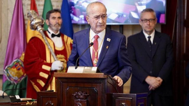 Francisco de la Torre, en su toma de investidura como alcalde de Málaga.