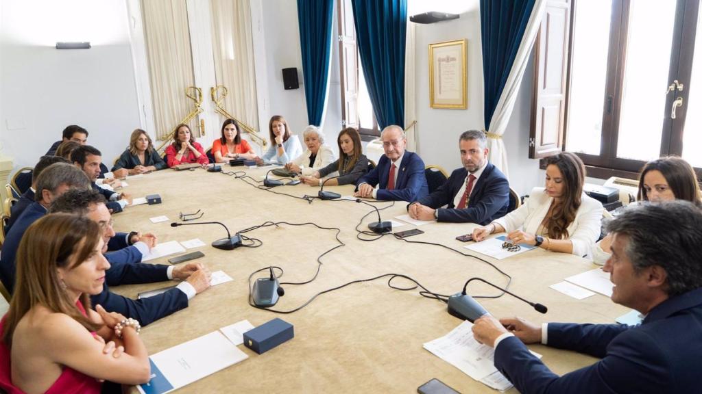 La junta de gobierno local de Málaga.