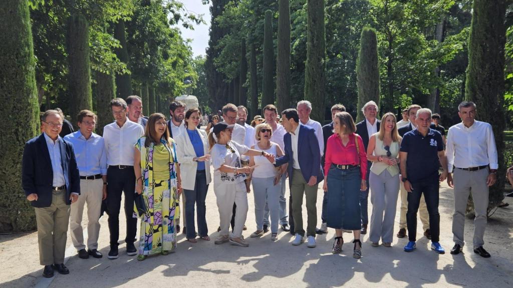 Acto de los populares en El Retiro de Madrid