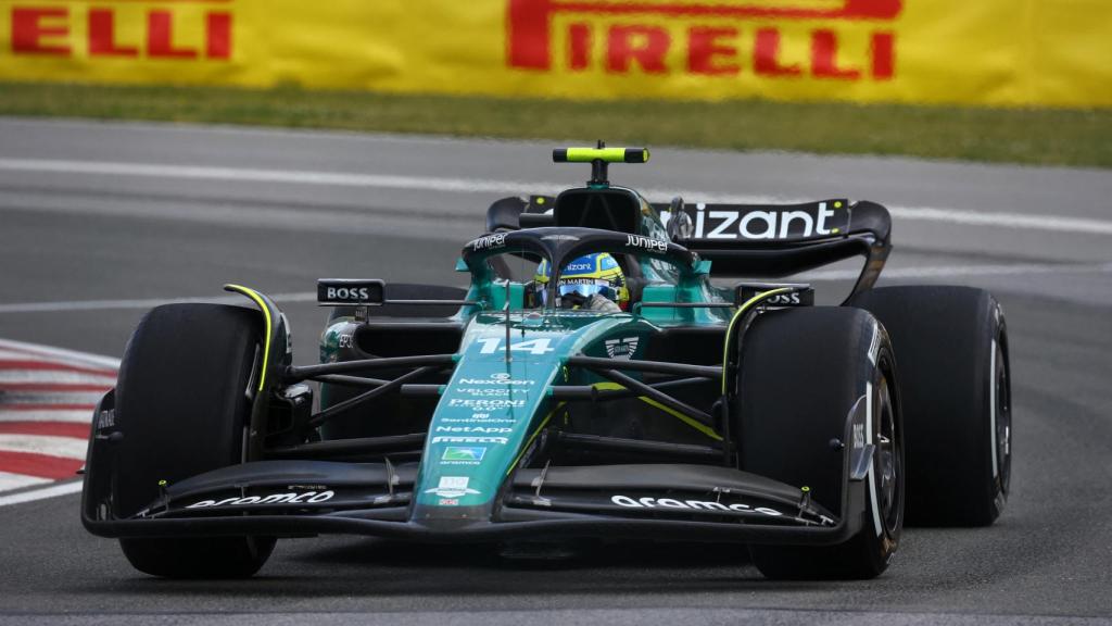 Fernando Alonso, en el Gran Premio de Canadá 2023
