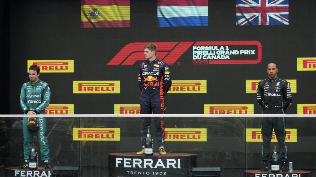 Podio del Gran Premio de Canadá 2023 de Fórmula 1