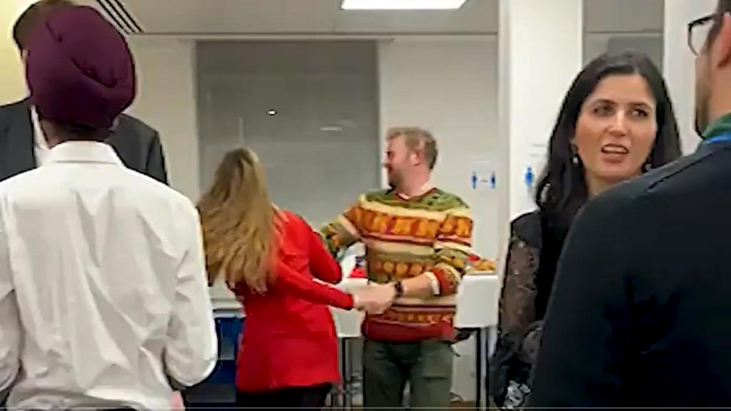 Imagen del video publicado por el medio británico 'Mirror'