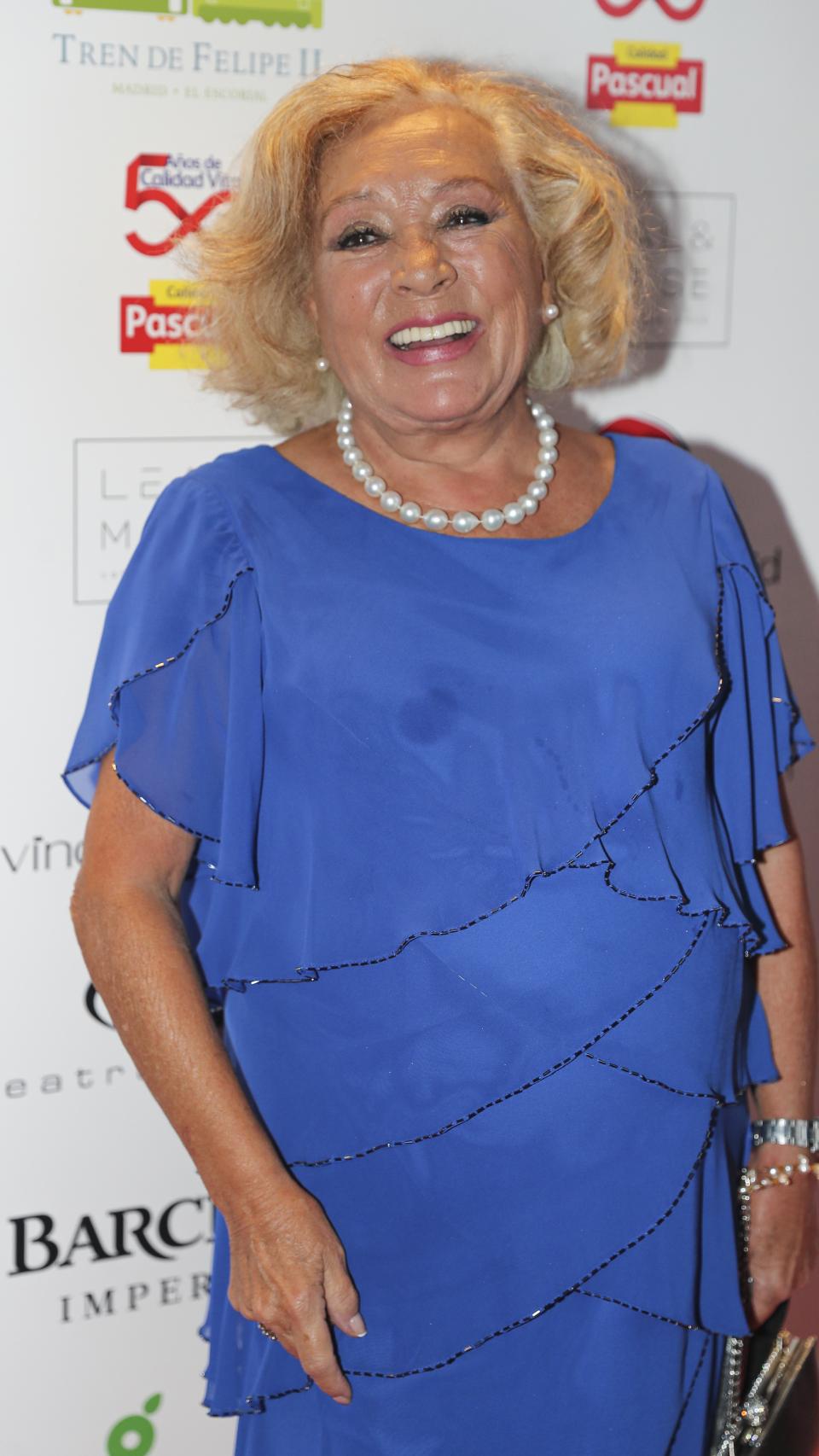 Mari Carmen y sus muñecos en un evento público en Madrid, en octubre de 2019.