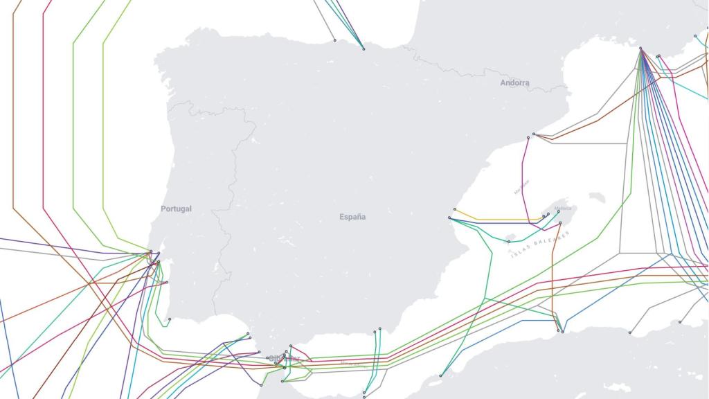 Mapa de cables submarinos
