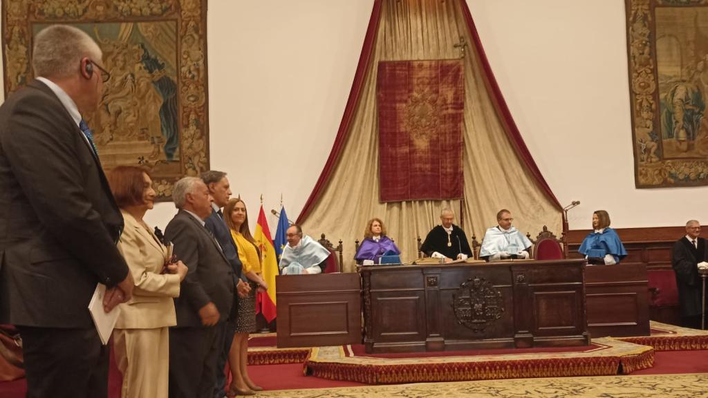 Acto celebrado en el Paraninfo de la Universidad de Salamanca