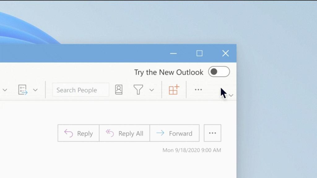 Cambiar a la nueva app de Outlook es tan fácil como pulsar un botón