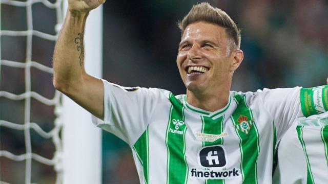 Joaquín Sánchez, en el partido homenaje del Betis por su retirada