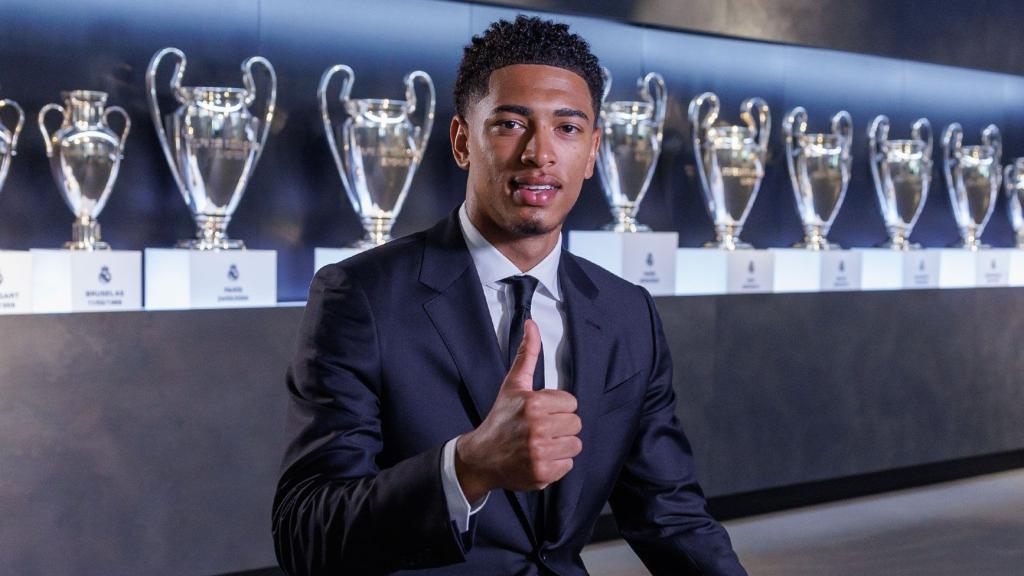 Jude Bellingham, durante su entrevista en Realmadrid TV