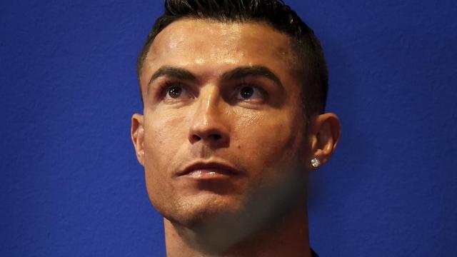 Cristiano Ronaldo, en rueda de prensa con la selección de Portugal