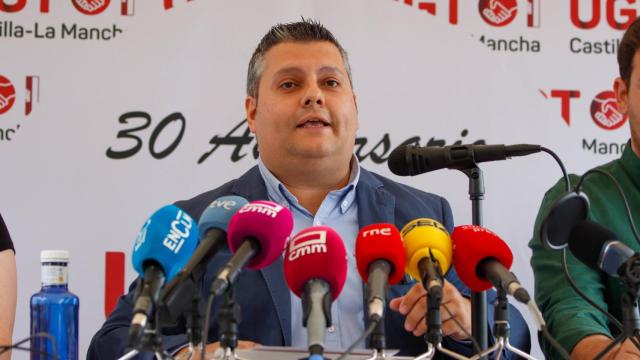 Luis Manuel Monforte, secretario general de UGT en Castilla-La Mancha.