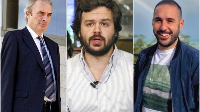 Jesús Neira, Nacho Uriarte y Asier Larrauri