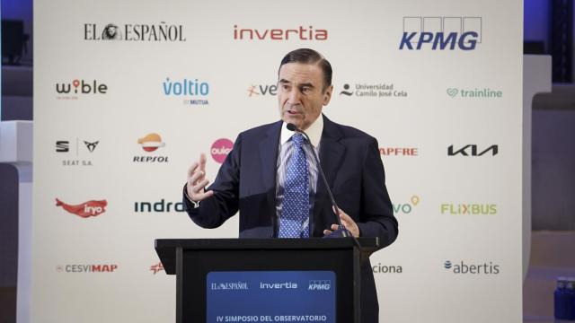 Pedro J. Ramírez, presidente de EL ESPAÑOL, durante su intervención.
