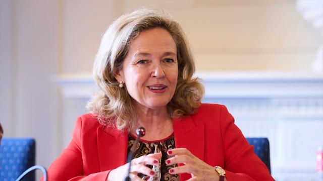 La vicepresidenta primera del Gobierno y ministra de Asuntos Económicos y Transformación Digital, Nadia Calviño.