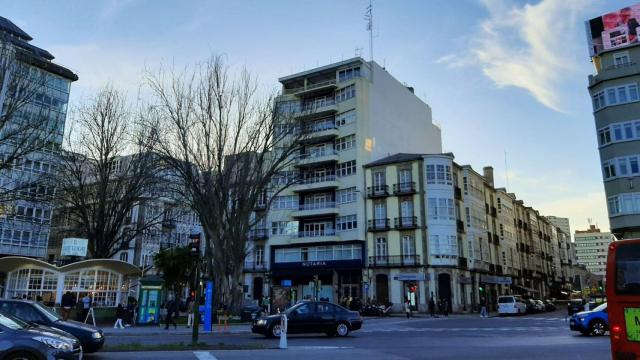 La plaza de Ourense de A Coruña