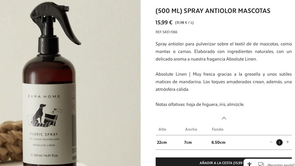 Spray antiolor.