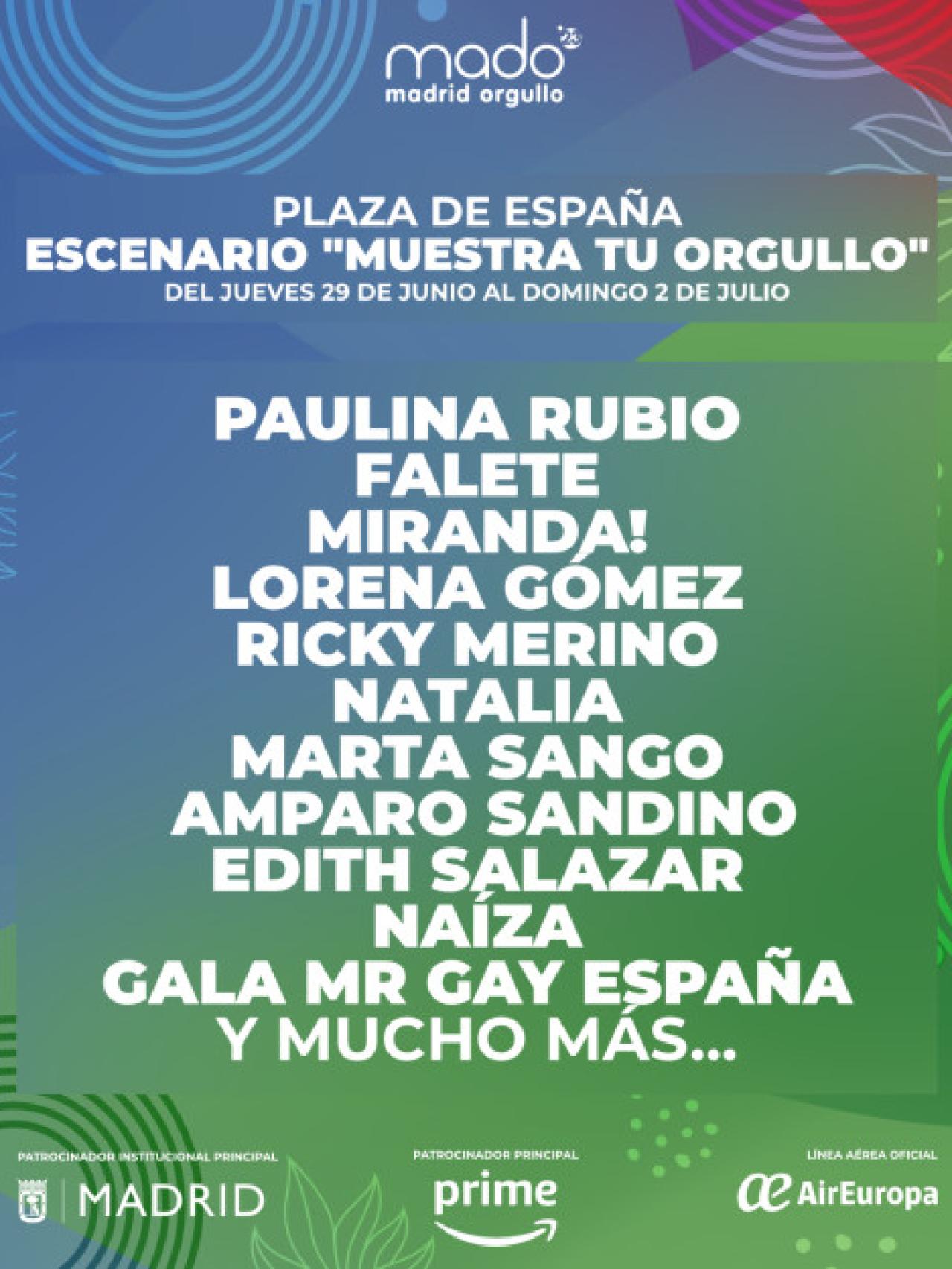 Cartel del orgullo.